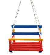 Houpačka dřevěná barevná