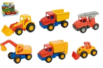 Auto mini Compact stavební plast 12cm 1 kus