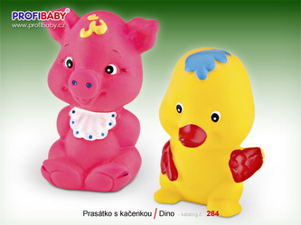Gumová zvířátka pískací