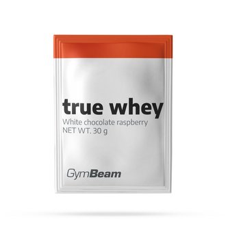 Vzorek True Whey - GymBeam - vanilka stévie - 30 g