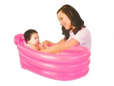 Bazén/vanička oválný s nafukovacím dnem 79x51x33cm asst 2 barvy v krabičce do 12 měsíců