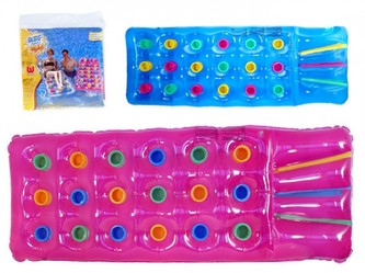 Lehátko Relax nafukovací 188x71cm asst 2 barvy v sáčku