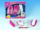 Telefony pokoj - pokoj růžový na baterie 2ks v krabici