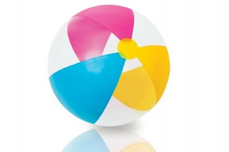 Míč nafukovací 61cm asst 2 barvy v sáčku