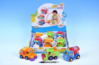 Auto nákladní plast 12cm asst 3 druhy od 18 měsíců