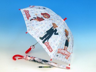 Deštník Hurvínek 3D látkový automatický 56cm v sáčku