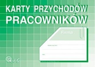 Karty przychodów pracowników K10