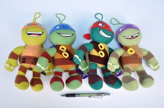 KMS Želvy Ninja plyš 18cm asst 4 druhy od 0 měsíců