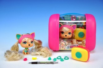 Mazlíček Leah 11cm VIP PETS 3. série s kufříkem a doplňky v krabičce