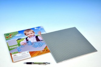 Stavebnice BanBao základní deska šedá 25,5x25,5cm