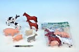 Zvířátka farma 8-13cm 8ks v sáčku