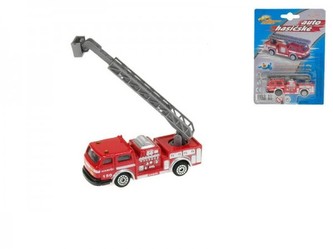 Auto hasiči kov/plast 7cm na kartě