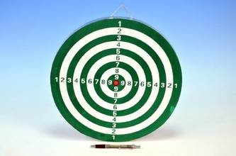 Terč pro šipky s kov hrotem 36x2,5cm oboustranný