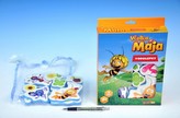 Vodolepky Včelka Mája na louce pěnová sada 12ks v krabičce + síťka 19x26x5cm 24m+