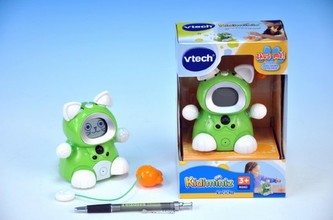 Kidiminiz VTech kočička zelená česky mluvící na baterie 3xAAA v krabičce