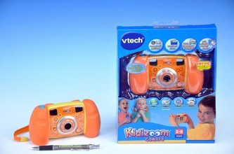 Kidizoom Fotoaparát VTech oranžový plast 15x8cm na baterie 4xAA v krabičce