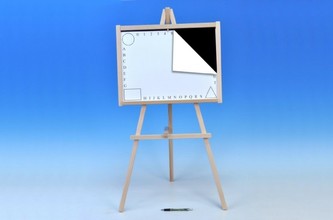Tabule školní dřevo 88x44cm i pro psaní na fólii v sáčku