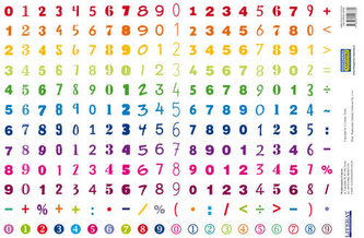 Naklejki Cyfry (240 naklejek)