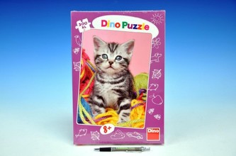 Puzzle Duhové kotě XL 33x47cm 300 dílků v krabici 23x34x3,5cm