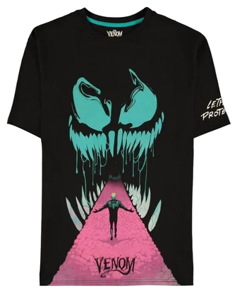 Pánské tričko Marvel|Venom: Lethal Protector (M) černá bavlna