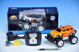 Auto RC Monster Truck 16cm na vysílačku na baterie s dobíjecím packem + adaptérem v krabici