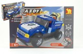 Stavebnice Dromader Auto RC Policie 20206 na vysílačku na baterie 221ks v krabici 36x24x7cm