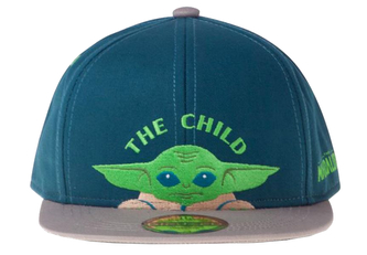 Dětská kšiltovka Star Wars|Hvězdné války TV seriál The Mandalorian: Yoda The Child (nastavitelná)