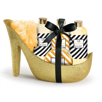 Bon Matin set koupelový Zlatý střevíček (s.g.+pěna+mléko+žíňka)