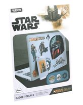 Samolepky na elektroniku Star Wars|Hvězdné války: The Mandalorian set 4 listů ()