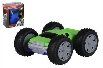 Auto obracející se plast 20cm na baterie v krabici 18x22cm