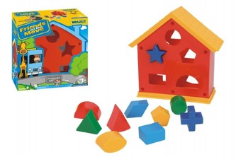 Edukační domeček Wader Friends on the move plast v krabici od 12 měsíců
