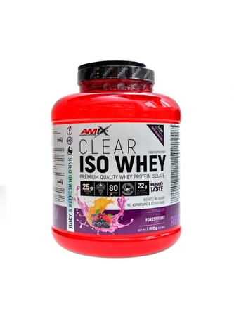 Amix - Clear Iso whey 2000g - lesní plody
