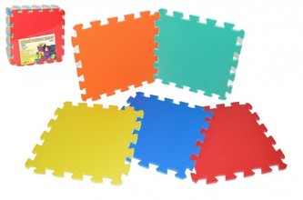 Wiky - Pěnové puzzle 32x32cm 10ks v sáčku
