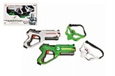 Territory laser game - double set (2 pistole, 2 masky) plast na baterie v krabici 58x38x9cm