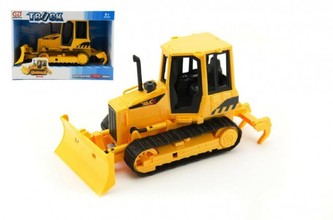 Auto stavební pásový bagr plast 21cm v krabici