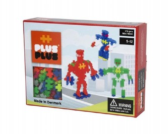 Stavebnice Plus-Plus Mini 170ks Roboti neon v krabičce
