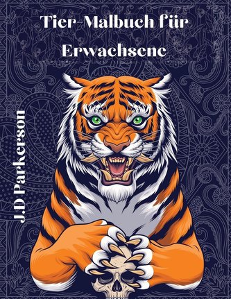 Tier-Malbuch für Erwachsene