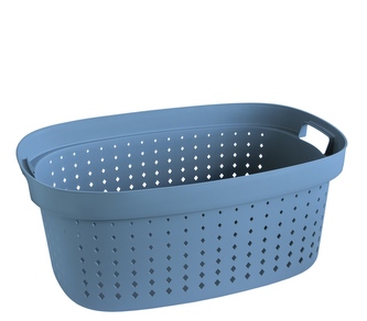 Koš na prádlo 59x40x25cm denim