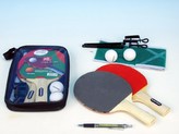 Stolní tenis - 2xpálka,2xmíček+síťka v tašce