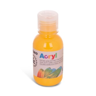 Akrylová barva PRIMO, 125ml, střední žlutá