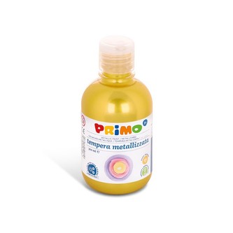 Temperová barva PRIMO METALLIC, 300ml, žlutá
