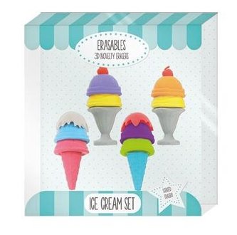 Gumki do mazania - zestaw desery lodowe