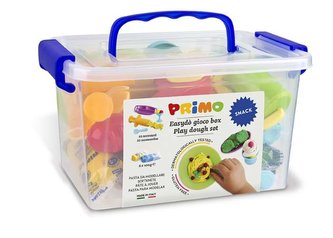 Sada mod. hmot PRIMO NATUR SNACK, 6 x 100g + 16 pomůcek, PP box