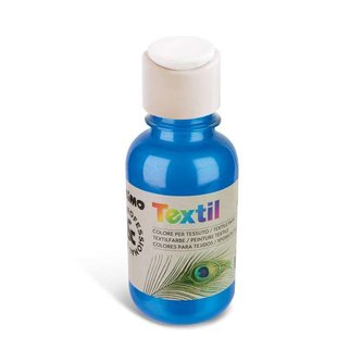 Barva na textil PRIMO METALLIC, 125ml, modrá