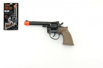 Pistole - Kolt na kapsle 8 ran plast 19cm na kartě
