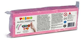 Plastelína PRIMO, 550g, růžová
