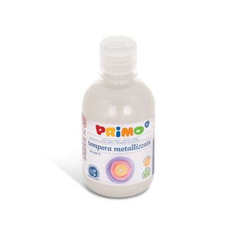 Temperová barva PRIMO METALLIC, 300ml, bílá
