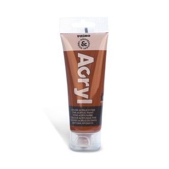 Akrylová barva PRIMO, 75ml, hnědá siena pálená, tuba
