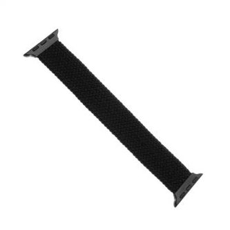 Řemínek FIXED Nylon Strap elastický nylonový pro Apple Watch 42/44mm, velikost S, černý