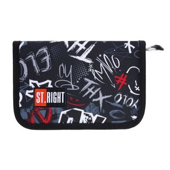 Piórnik dwuklapkowy bez wyposażenia Slang Graffiti